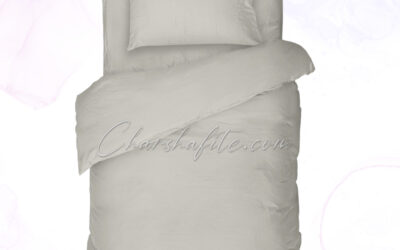 Единичен спален комплект Сив, ранфорс