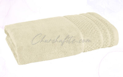 Хавлиена кърпа Бамбук – екрю, 70/140 см