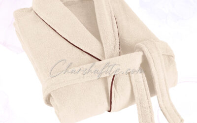 Халат за баня Бамбук – екрю L/XL