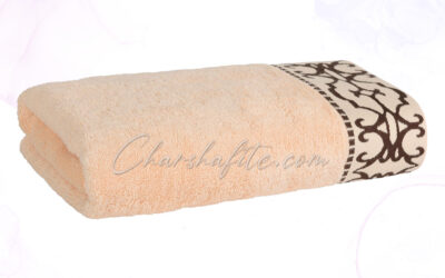 Хавлиена кърпа Терра – екрю, 70/140 см