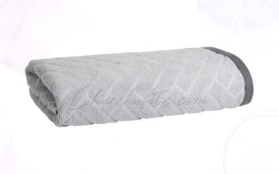 Хавлиена кърпа Матерхорн – сиво, 50/90 см