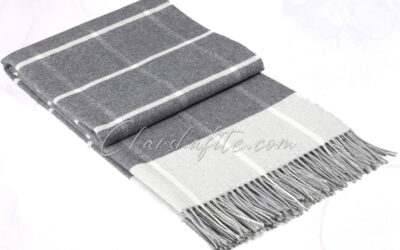 Одеяло ОНТАРИО Сиво каре