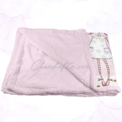 Зимно двулицево одеяло Желание, розово