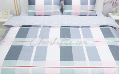 Единичен спален комплект Елена, памучен сатен