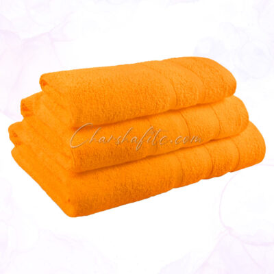 Комплект хавлиени кърпи Перла - оранжево