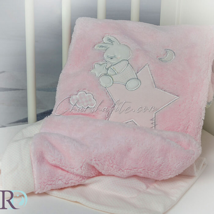 Бебешко одеяло Доди розово
